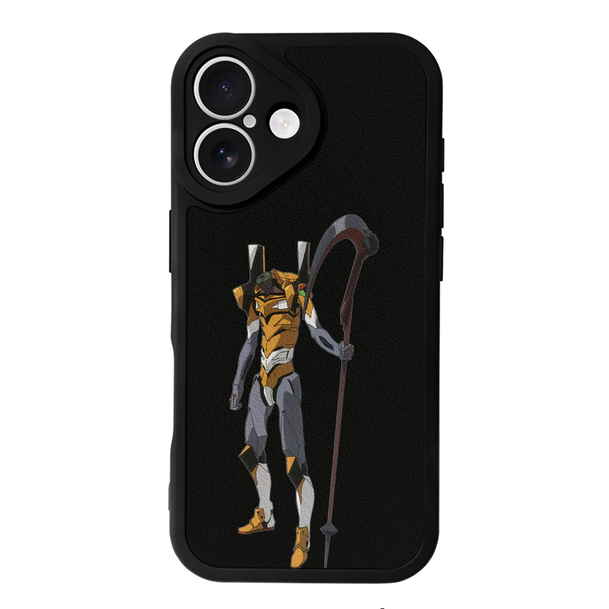 （画像用） EVA 新世紀エヴァンゲリオン 【iPhone 16シリーズ対応】シリコンスマホケース（レザー調） 材質：シリコン